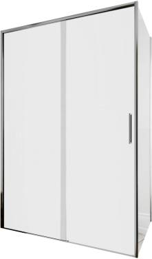 Aquanet Pleasure Evo 130x90 AE65-130x90-CT профиль хром, прозрачное стекло без поддона