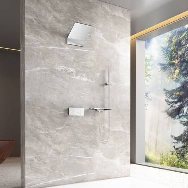 Vincea Futura VSFW-2F11TCH термостатический встраиваемый, 3 режима, хром