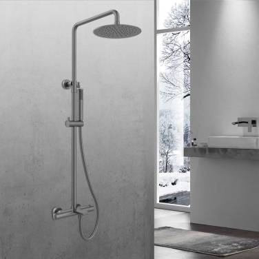 Vincea Vogue VSFS-1V1TGM термостатическая, вороненая сталь