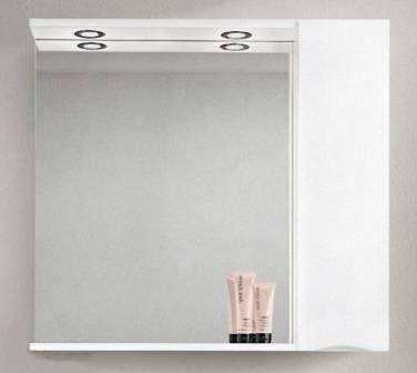 BelBagno Marino 80x75 MARINO-SPC-800/750-1A-BL-P-R правое с подсветкой