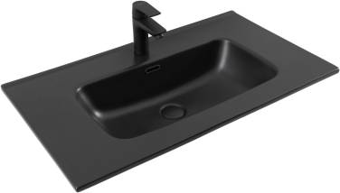 Aquanet Flat 80 черная матовая