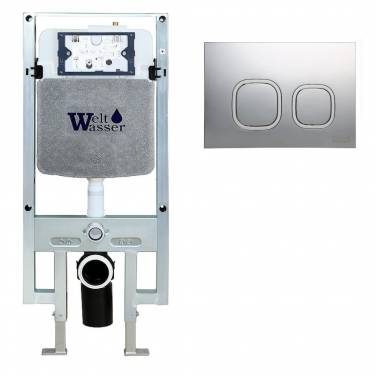 WeltWasser AMBERG 497 ST + CR с кнопкой цвета хром
