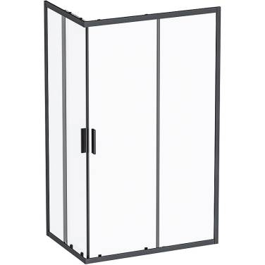 AM.PM Gem S 120х80 W93G-404-120280-BT профиль Черный матовый стекло прозрачное без поддона