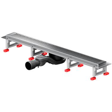 Am.Pm MasterFlow 70 W01SC-P11-070-01SB с решеткой Хром матовый Cut Gradient