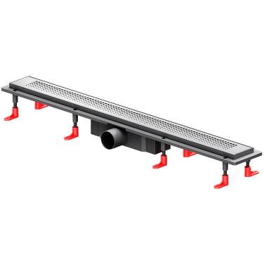 Am.Pm PrimeFlow 80 W02SC-P11-080-01SB с решеткой Хром матовый Cut Gradient