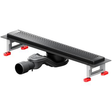 Am.Pm MasterFlow 50 W01SC-P11-050-01BM с Черной матовой решеткой Cut Gradient