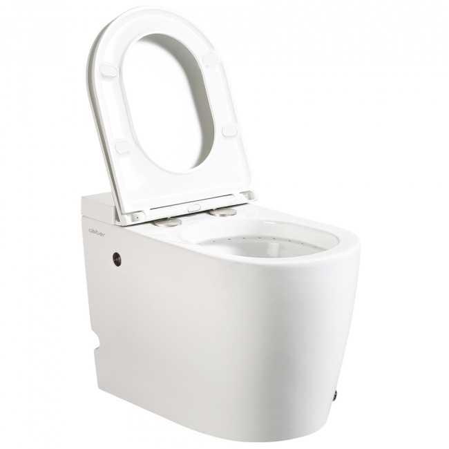 ABBER Bequem AC1114P приставной белый с импульсным смывом