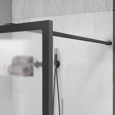 Vincea Walk-In HP Art VSW-1HP100FLGM, 1000*2000, вороненая сталь, стекло рифленое