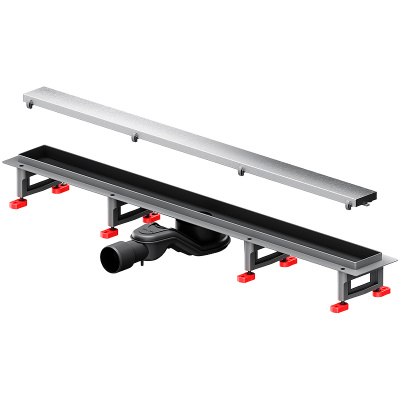 Am.Pm MasterFlow 80 W01SC-U11-080-04SB с решеткой Хром матовый / под плитку Tile