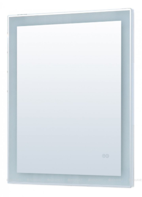 Aquanet Алассио new 4595 с LED подсветкой, 450х950x32 мм, сенсорный выключатель (249339)
