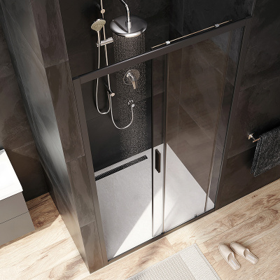 AM.PM Gem Solo 110 W90G-110-1-195BT профиль Черный матовый стекло прозрачное