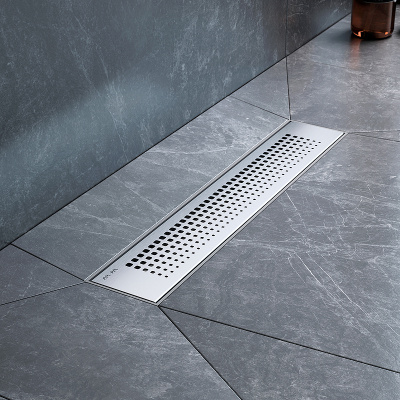 Am.Pm PrimeFlow 40 W02SC-P11-040-01SB с решеткой Хром матовый Cut Gradient