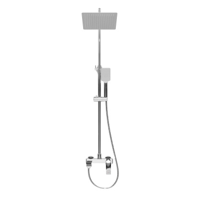 Grossman Cosmo 500.K35.02.100 с верхним душем, ручной лейкой и смесителем, хром глянцевый