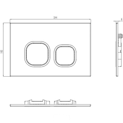 Комплект унитаза с инсталляцией и кнопкой Weltwasser BAMBERG 545 + MERZBACH 043 MT-BL + BAMBERG CR