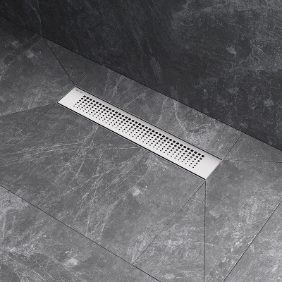 Am.Pm PrimeFlow 40 W02SC-P11-040-01SB с решеткой Хром матовый Cut Gradient