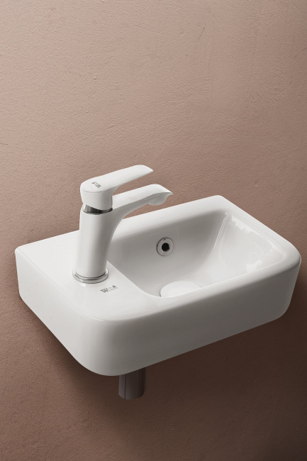 WELTWASSER AISBACH 10100 L 37,5x24,5 белый (левый)