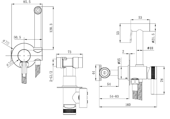 Allen Brau Priority 5.31A29-BN (с внутренней частью) никель браш