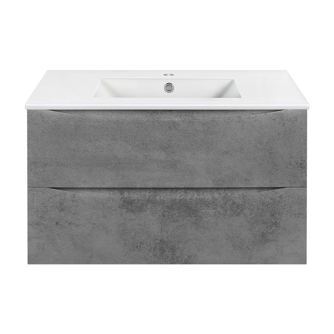Vincea Mia 900 подвесная, 2 выкатных ящика soft close, Beton