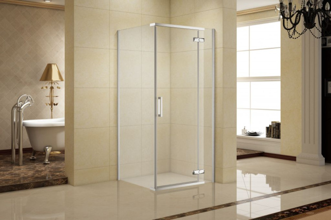 Aquanet Logic C900 AE32-S-90х90U-CT 900x900, прозрачное стекло без поддона