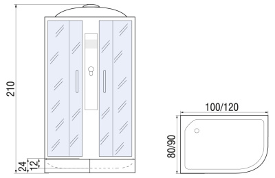 River Desna 100/80/24 MT L