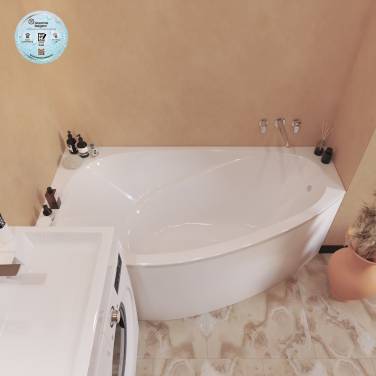 Marmo Bagno Турин левая 170x95 с ножками