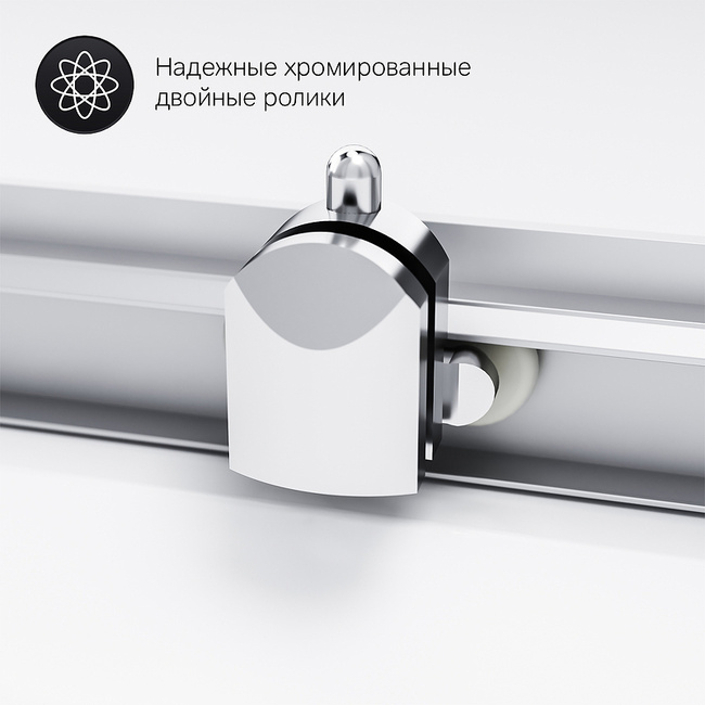 AM.PM Gem 120x90 W90G-404-120290-MT профиль Хром матовый стекло прозрачное без поддона