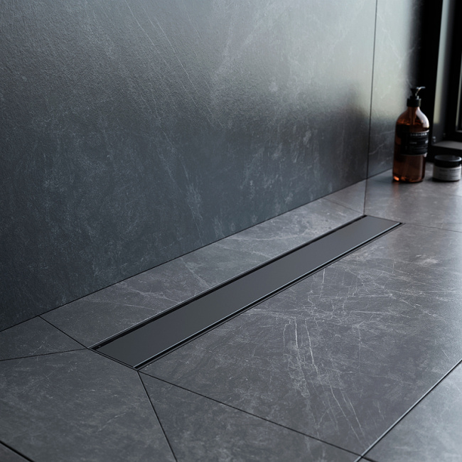 Am.Pm PrimeFlow 60 W02SC-U11-060-04BM с Черной матовой решеткой / под плитку Tile