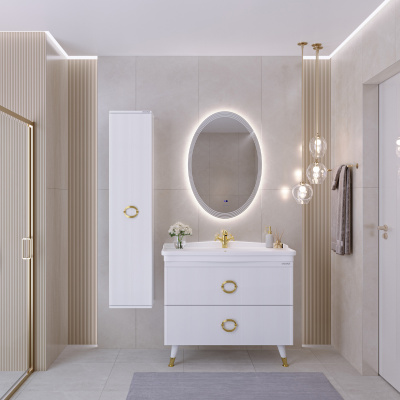 Grossman АТРИО-35 см универсальный, белый глянец (303509)