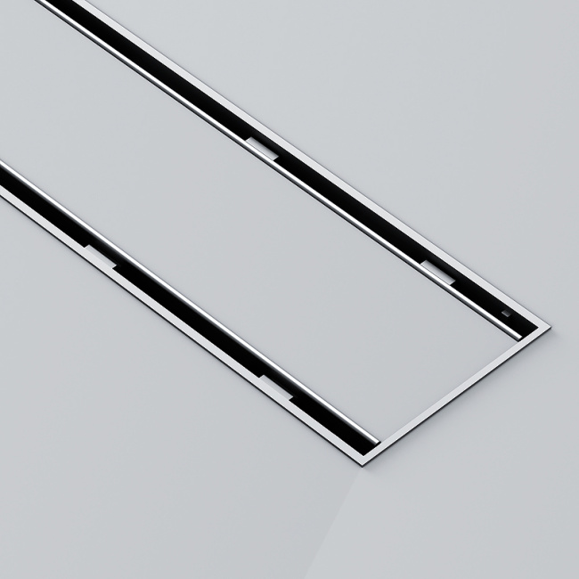 Am.Pm PrimeFlow 50 W02SC-U11-050-04SB с решеткой Хром матовый / под плитку Tile