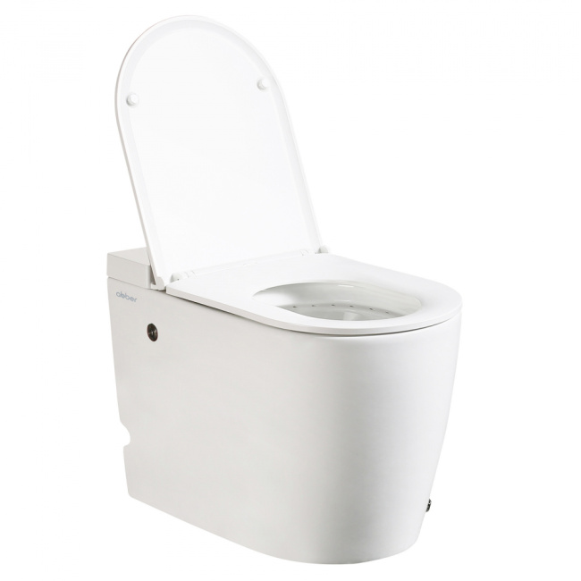 ABBER Bequem AC1114P приставной белый с импульсным смывом