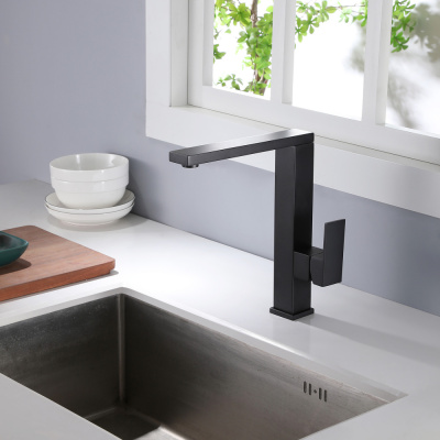 ABBER Daheim AF8214B для кухни, черный матовый