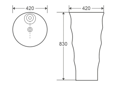 WeltWasser Leerbach 4242 GL-WT 42 10000005493 Белый глянец