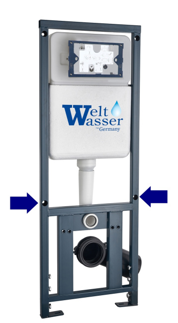 WeltWasser WW MARBERG 410 + SE WT кнопка белая