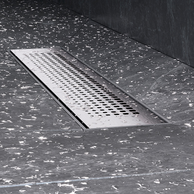 Am.Pm PrimeFlow 40 W02SC-P11-040-01SB с решеткой Хром матовый Cut Gradient