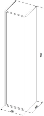 Aquanet Lino (Flat) 35 дуб веллингтон