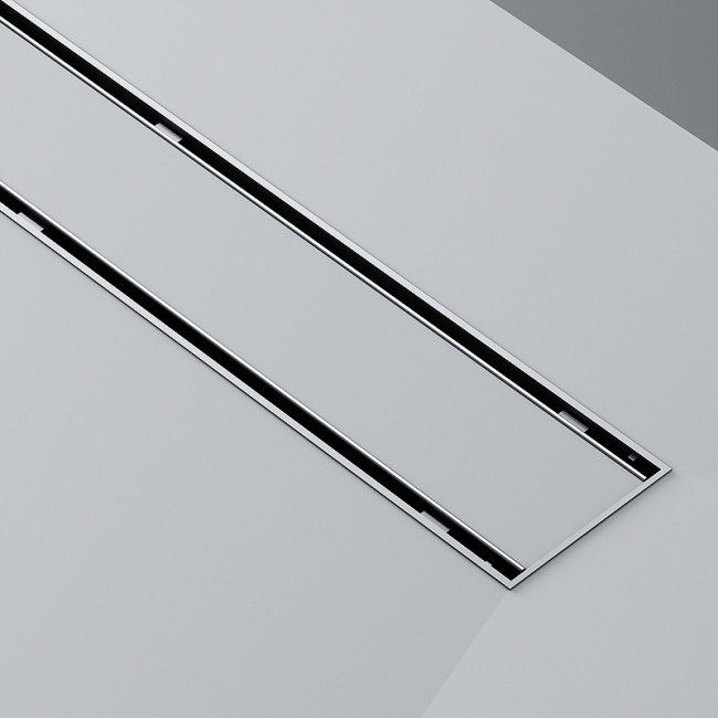 Am.Pm PrimeFlow 90 W02SC-U11-090-04SB с решеткой Хром матовый / под плитку Tile