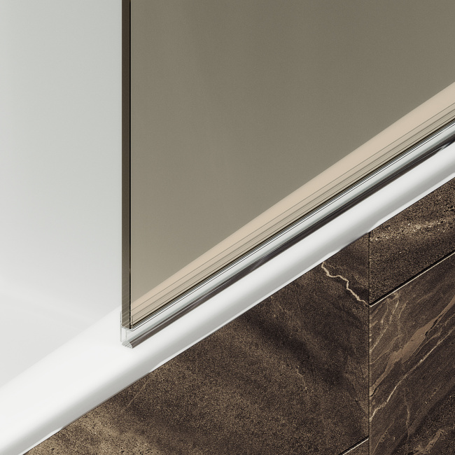 MaybahGlass поворотная на петлях 1400*405 6 мм Бронза (MGV-646-4)