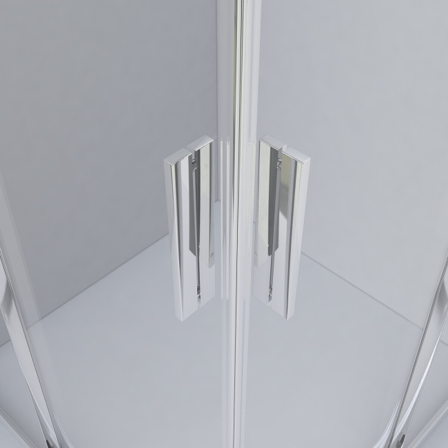Vincea Garda VSQ-1G900CH, 900x900, хром, стекло шиншилла без поддона