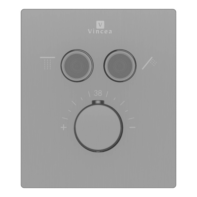 Vincea VSFW-321MT1RGM встраиваемый, термостат, двухрежимный, вороненая сталь