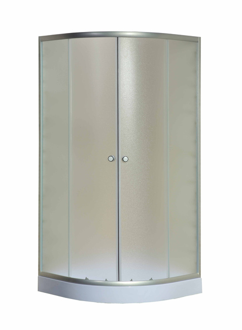 Niagara NG-003-14 (800х800х1950) низкий поддон стекло МАТОВОЕ 2 места