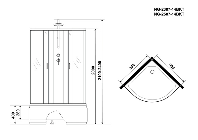 Niagara Classic NG-2507-14BKT 80x80