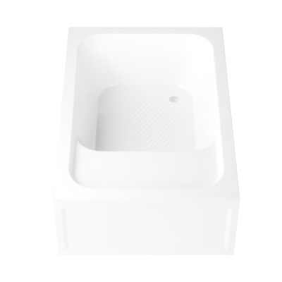 RGW BC/L /Прямоуг Ø90  (с сиденьем )/80*120*28 h 42 (сифон приобретается отдельно)