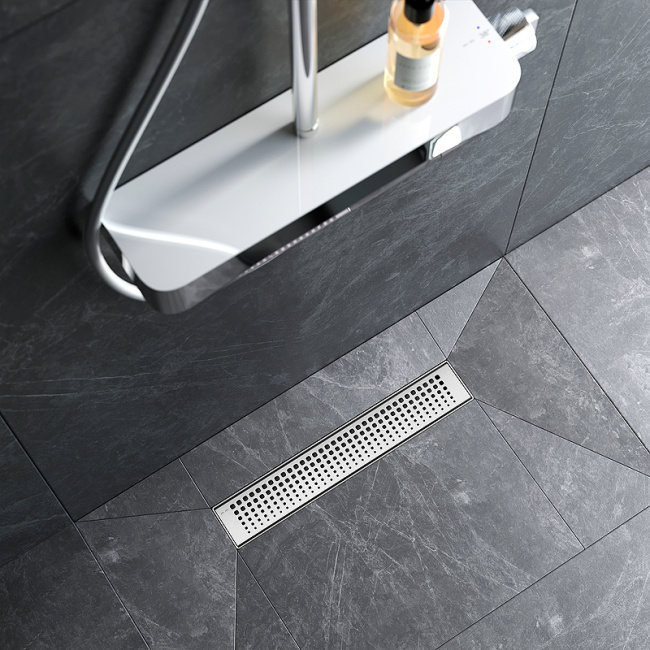 Am.Pm MasterFlow 40 W01SC-P11-040-01SB с решеткой Хром матовый Cut Gradient