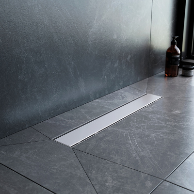 Am.Pm PrimeFlow 50 W02SC-U11-050-04SB с решеткой Хром матовый / под плитку Tile