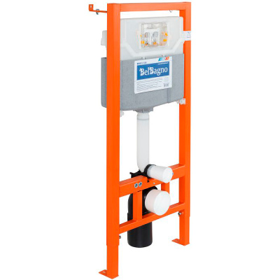 BelBagno BB001-120/BB014-SR-BIANCO с Белой клавишей смыва