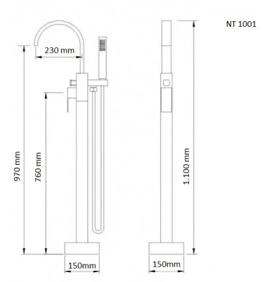 NT Bagno NT1001 хром