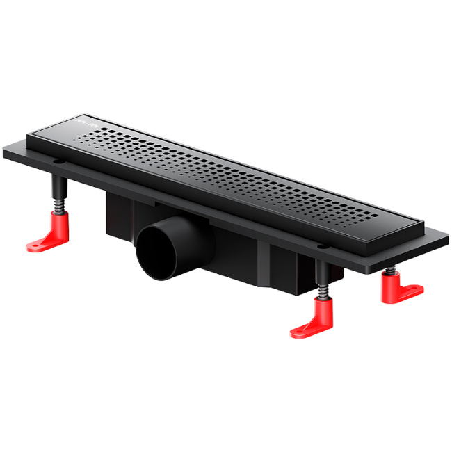 Am.Pm PrimeFlow 40 W02SC-P11-040-01BM с Черной матовой решеткой Cut Gradient