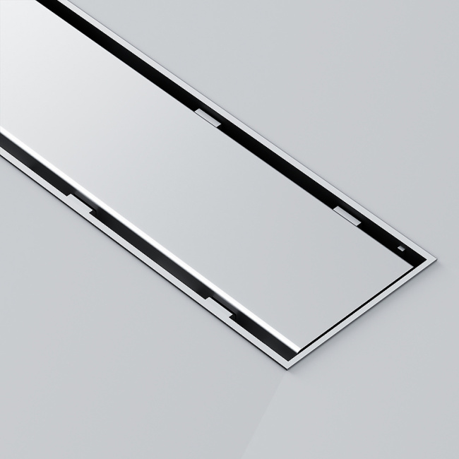 Am.Pm PrimeFlow 50 W02SC-U11-050-04SB с решеткой Хром матовый / под плитку Tile
