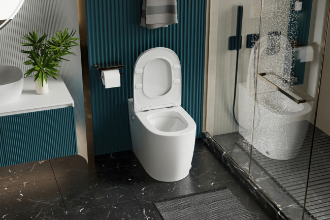 ABBER Bequem AC1114P приставной белый с импульсным смывом