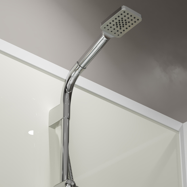 Niagara Standart ST100/80/15Q/BK (100х80х200) прямоугольник,поддон 15см,распашная,проф.белый,без крыши,3 места